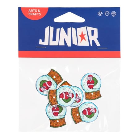 CRAFTY NY NOVOGODIŠNJA DEKORACIJA KUGLA 2,8x2,1cm 6K 137143